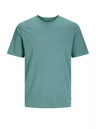 JACK & JONES | T-Shirt Slim Fit "JJEORGANIC" | petrol
